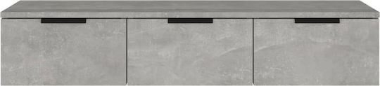 vidaXL TV-Ständer Grau M102xP30xH20cm