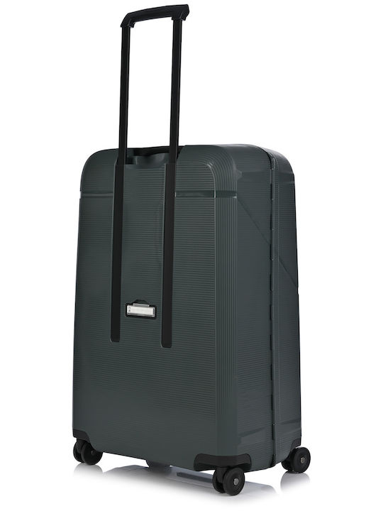 Samsonite Magnum Large Hard Green Suitcase With 4 Wheels Height 75cm
