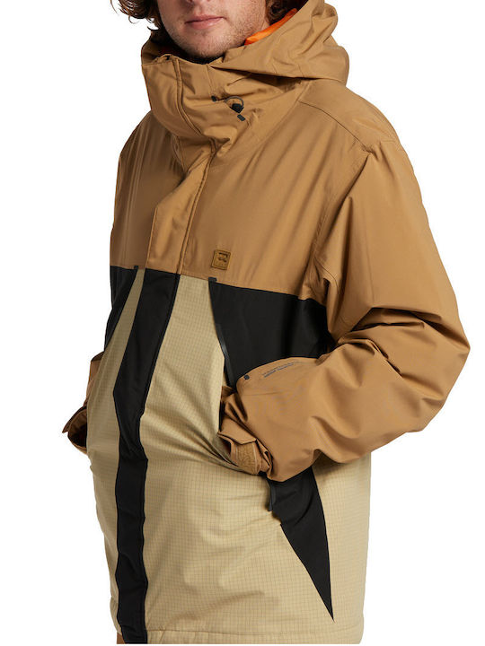 Billabong A/DIV Expedition F6JM22BIF2-0174 Ανδρικό Μπουφάν για Σκι & Snowboard Dune