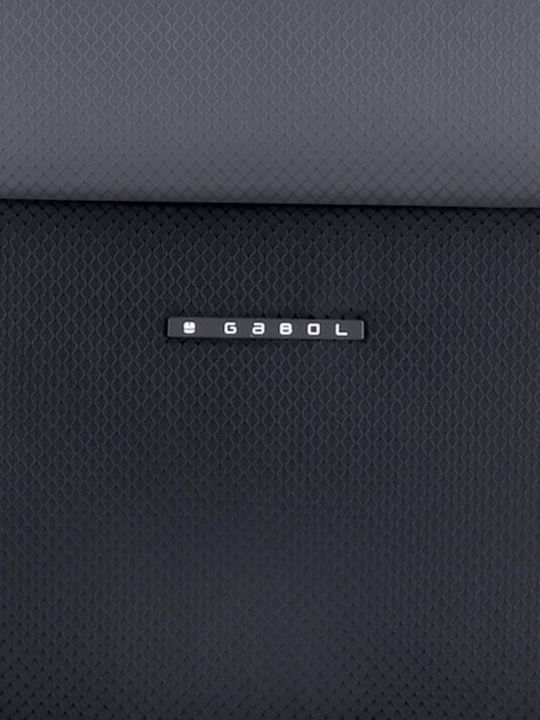 Gabol Cloud Куфар за Пътуване Кабинен Текстилен Черен с 4 Колела Височина 55см 114022-001