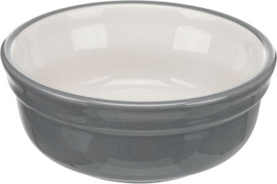 Trixie Eat On Feet Ceramic Cat Bowl Gray Food & Water with Stand Set Of 2 Units of 250ml 13cm 24535