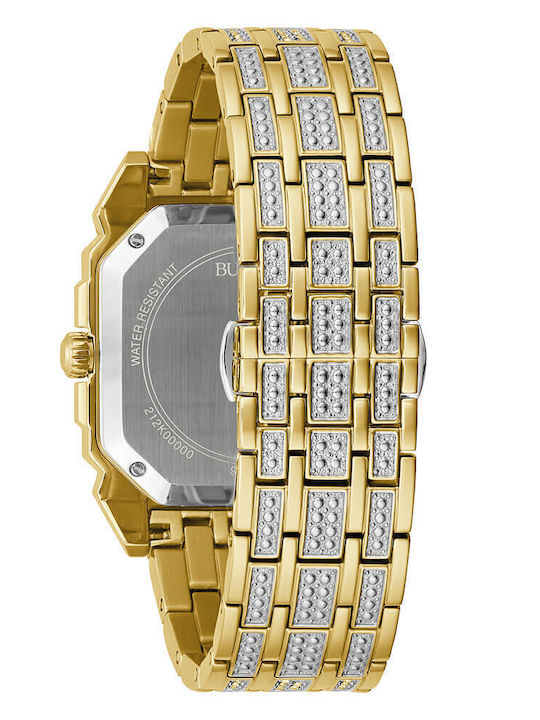 Bulova Crystal Octava Ρολόι Μπαταρίας με Μεταλλικό Μπρασελέ Bulova Crystal Octava Ρολόι Μπαταρίας με Μεταλλικό Μπρασελέ