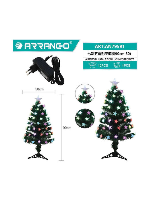 Christmas Tree 90pcs with Fiber Optic Lighting