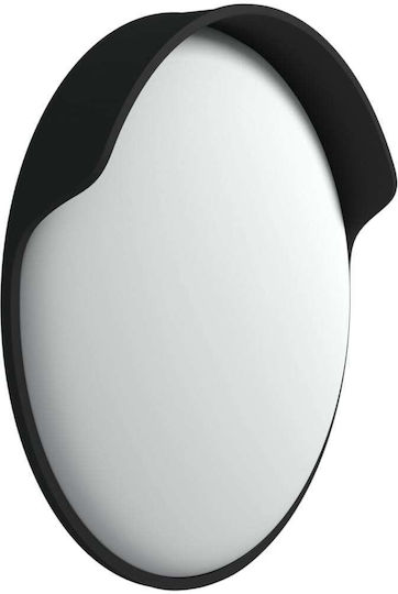 vidaXL Traffic Mirror Black