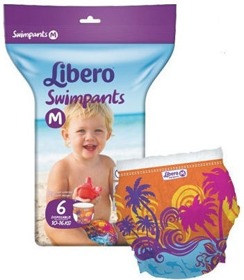 Libero Πάνες Μαγιό Swimpants για 10-16kg 6τμχ