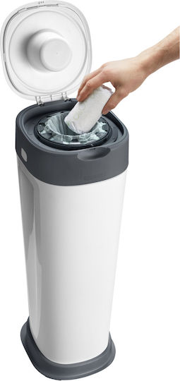 Tommee Tippee Twist & Click XL Diaper Disposal Bin White