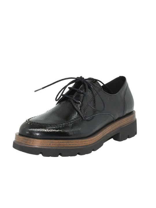 Oxford din piele Viguera 8137 Negru