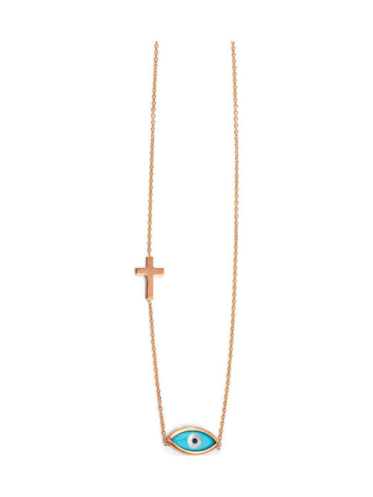 George Art Jewels Necklace in Rose Gold 9K George Art Jewels Necklace in Rose Gold 9K