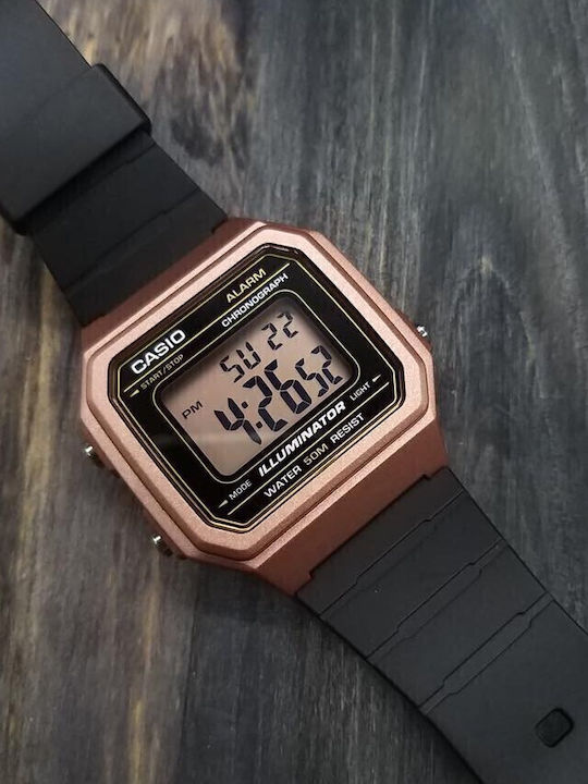 Casio Youth Digital Herrenuhr 41.2mm Chronograph Batterie mit Schwarz Kautschukarmband
