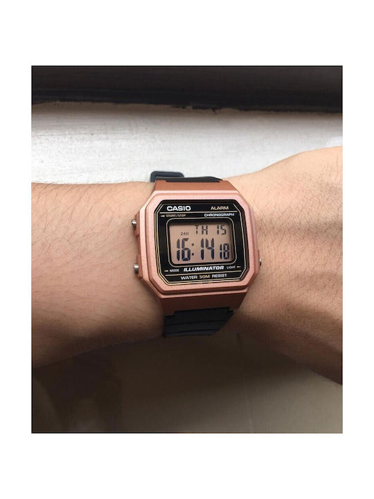 Casio Youth Digital Ceas Cronograf Baterie cu Negru Brățară din cauciuc