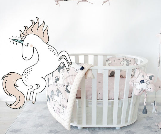 La Millou Fitted Hug Me Beige Baby Sheets 70x140cm