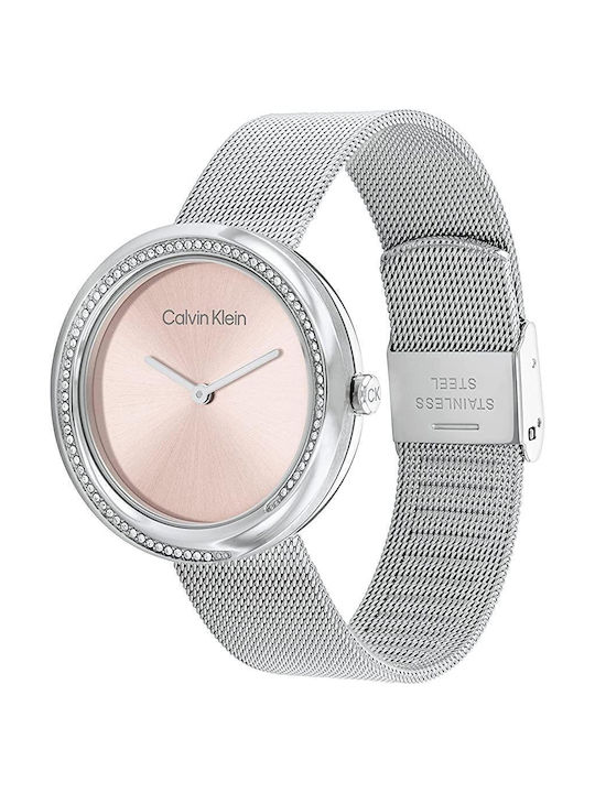 Calvin Klein Кварцов Часовник с Метална Верижка Calvin Klein Кварцов Часовник с Метална Верижка