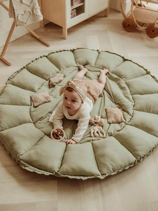 Play&go Bloom Χαλάκι Δραστηριοτήτων Πράσινο 130x130cm Πάχους 50mm