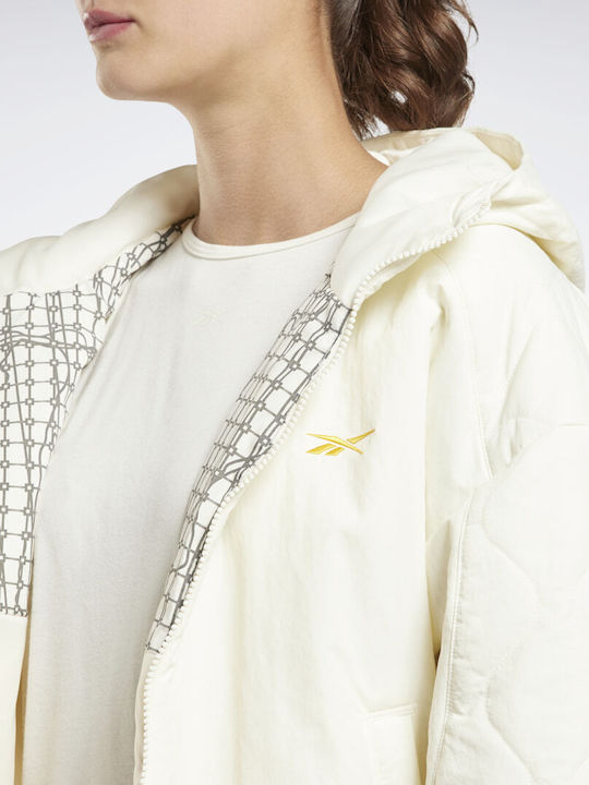 Thermowarm+ Graphene Women's Short Sports Jacket for Winter with Hood Graphene Fz (clawht)