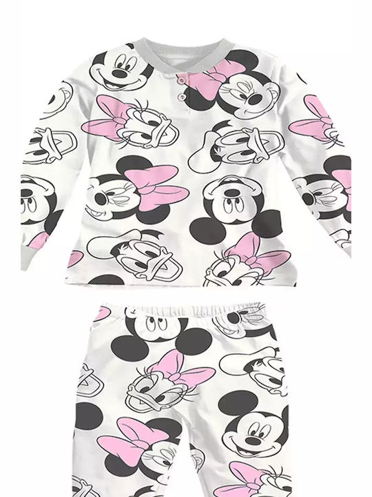 BABY COTTON PAJAMAS DISNEY DY32P8995 WHITE