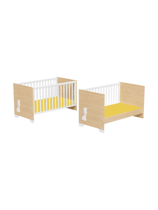 Casababy Giraffe Σετ Βρεφικού Δωματίου με Κρεβάτι & Συρταριέρα Μπεζ / Λευκό