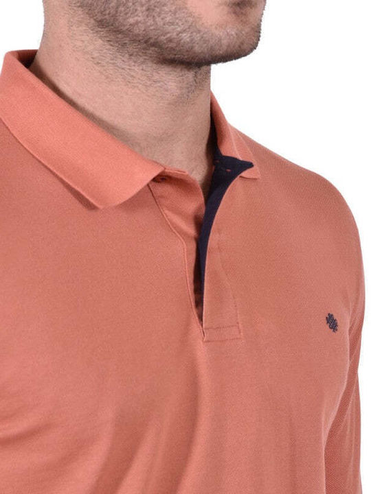 Polo Bluză cu mânecă lungă Terracotta