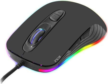 Inca IMG-348 RGB Gaming Gaming Maus 3200 DPI Schwarz