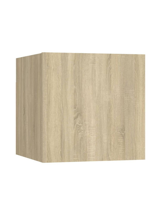 Living Room TV Unit Sonoma Oak 8pcs L80xW30xH30cm