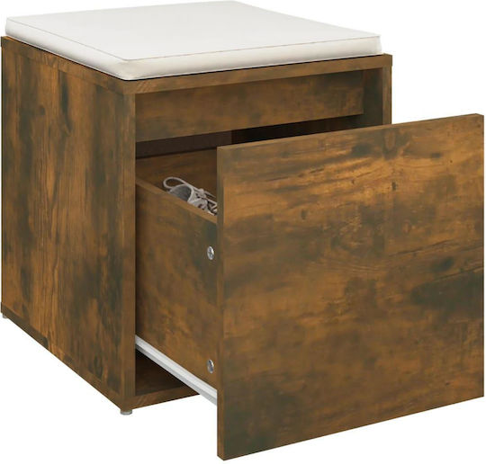 Scaune Camera de zi Cu spațiu de depozitare Lemn Smoky Oak 40.5x40x40buc