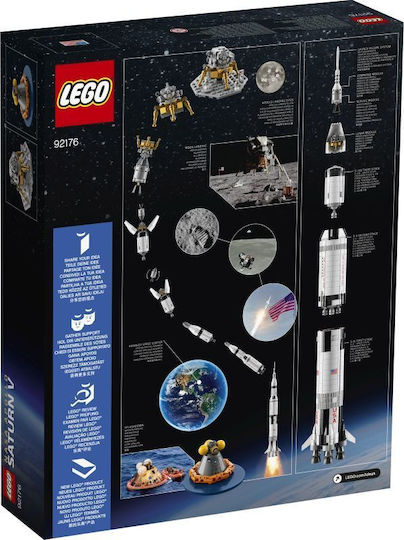 LEGO Ideas NASA Apollo Saturn V (The Relaunched) για 14+ Ετών