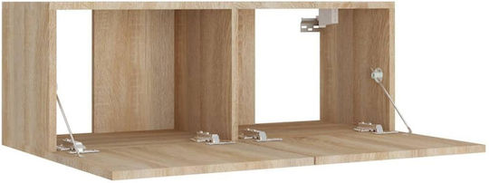 Животно помещение ТВ единица Sonoma Oak 4pcs Д80xШ30xВ30бр