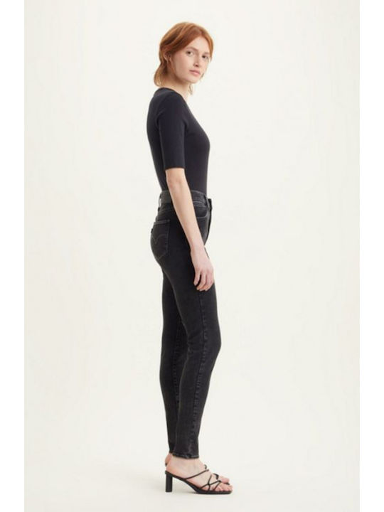 Levi's 720™ Γυναικείο Jean Παντελόνι σε Super Skinny Εφαρμογή Μαύρο