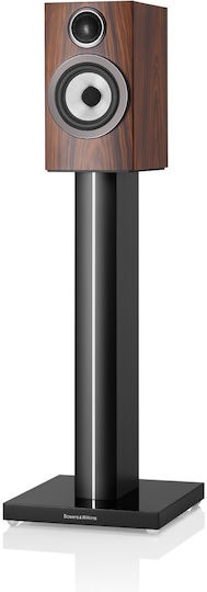 Bowers & Wilkins 707 S3 Ζεύγος Ηχείων Hi-Fi Βιβλιοθήκης 100W Π16.5xΒ24.7xΥ30εκ. Καφέ