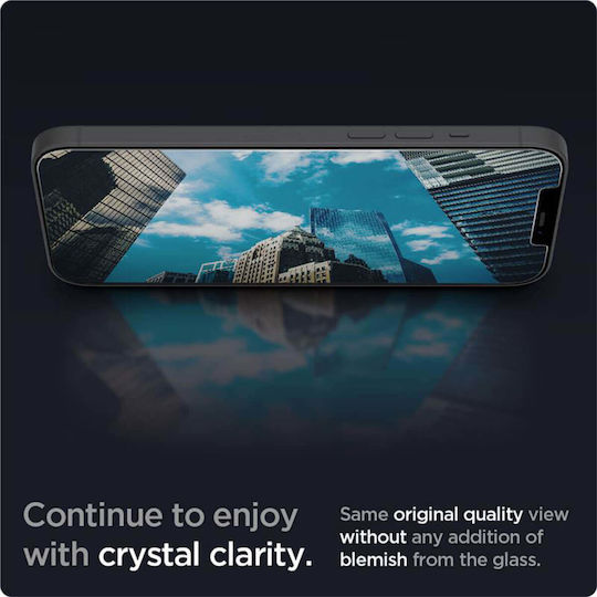 Spigen EZ Fit GLAS.tR Antiblue Закалено стъкло 2бр (iPhone 12 Pro Max) AGL01794