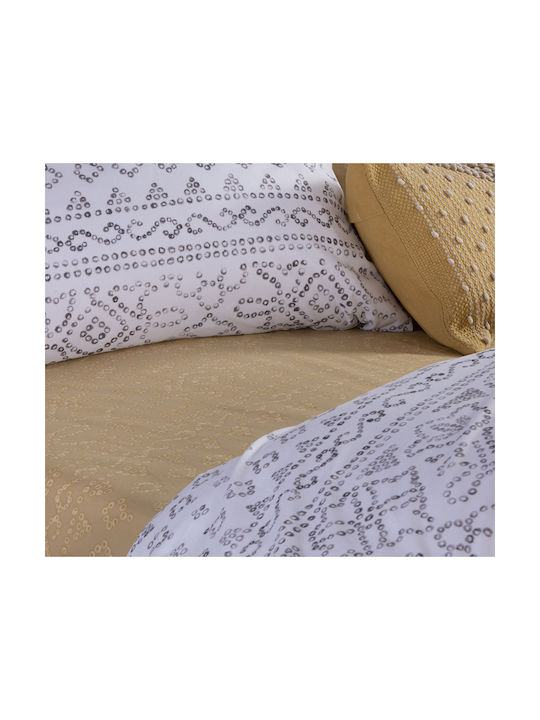Nef-Nef Homeware Mysterious Μαξιλαροθήκη με Φάσα Black 52x72εκ.
