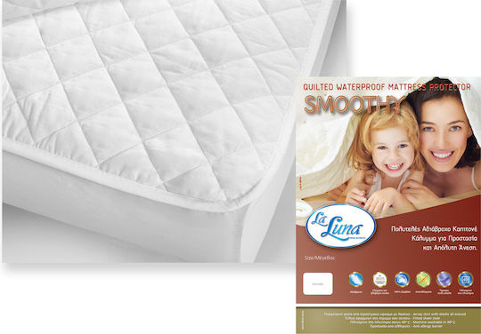 La Luna Smoothy Προστατευτικό Μαξιλαριού Αδιάβροχο Λευκό 50x70εκ.