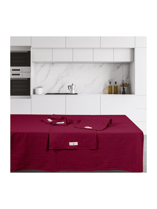 Greenwich Polo Club Alergător Din Bumbac 2641 Burgundy 40x150buc