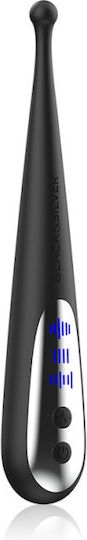 Dream Love Black & Silver Kenneth Clitoral Vibrator Stimulating Vibe 19cm Black