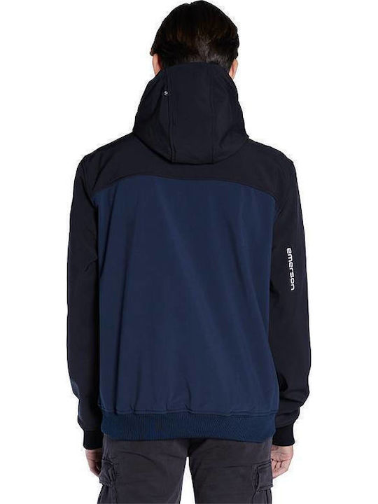 Winter Jacket Bomber Waterproof and Windproof Navy Blue