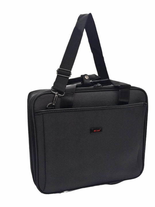 Mcan Underseat-Business 40/20 Cabin Hard Black Suitcase With 2 Wheels Height 34cm