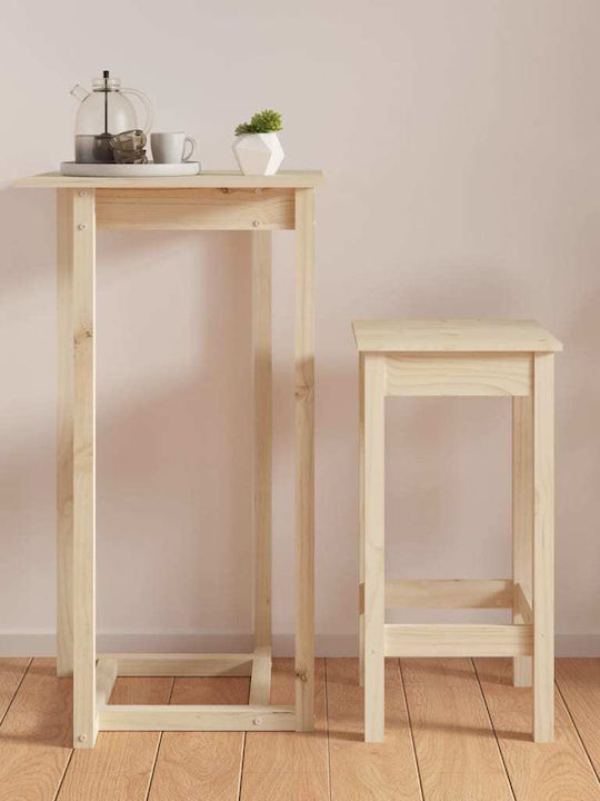 Tisch Bar aus Massivholz Pine tree 60x60x110cm