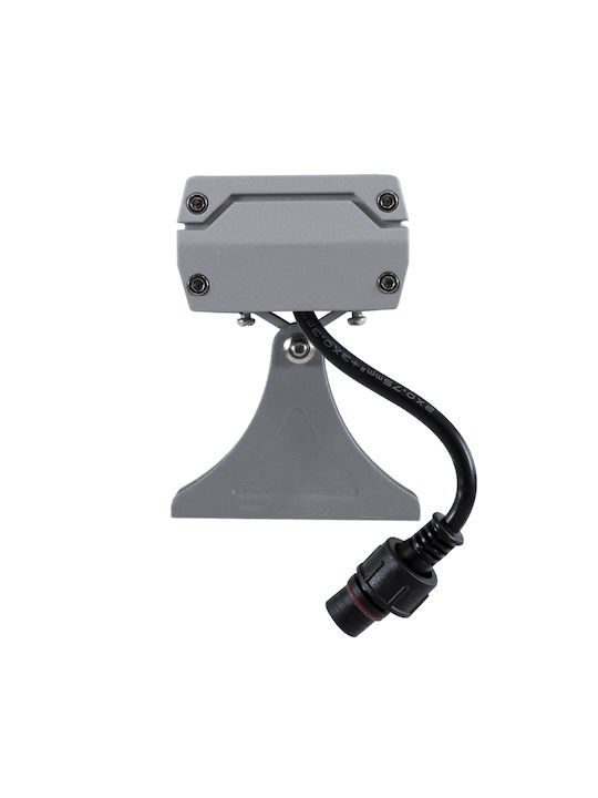 GloboStar Washergaia Außenstehlampe LED Wall Washer 144W RGBW IP67 Silber