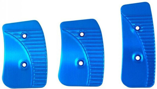Autoline Set de pedale Autoturism Universal Aluminiu Albastru 3buc