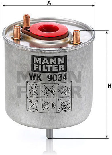 Mann Filter Car Fuel Filter WK9034