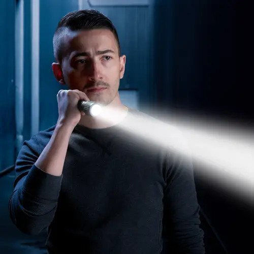 Niteize Rechargeable Flashlight LED IPX4 with Maximum Brightness 1300lm Inova T4R Rech CR123 Black