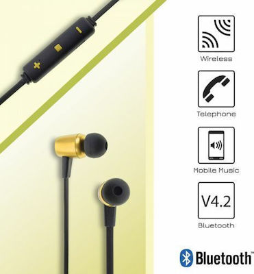 STN-815 In-ear Bluetooth Handsfree Earphones Golά