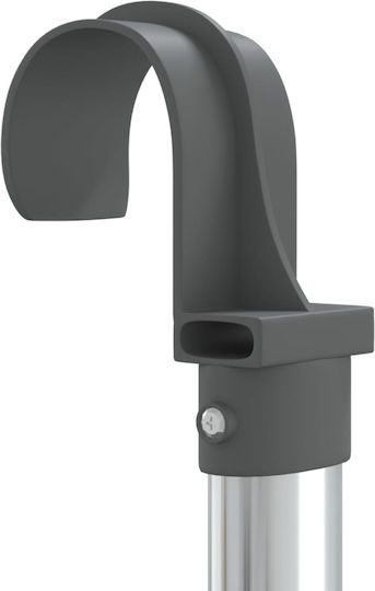 vidaXL Klappbarer Hängender Kleiderständer aus Aluminium 50x25cm