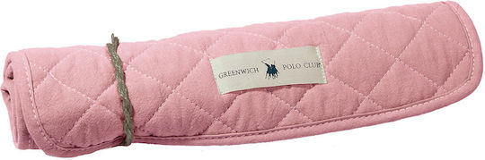 Greenwich Polo Club Σουπλά Υφασμάτινο Ροζ 35x50cm