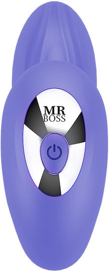 Fun Factory Mr Boss Josef Mini Δονητής για Ζευγάρια με Απομακρυσμένο Έλεγχο Pulsation & Vibration Remote Control For Couples 12cm Purple