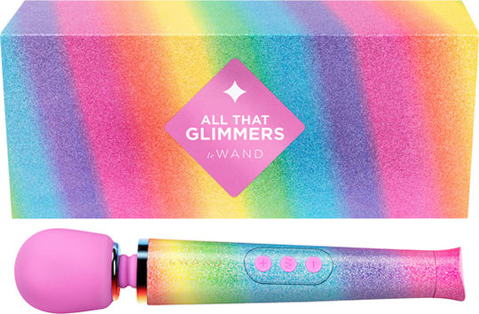 Le Wand All That Glimmers Set Mini Δονητής Μασάζ 25.4cm Rainbow Ombre