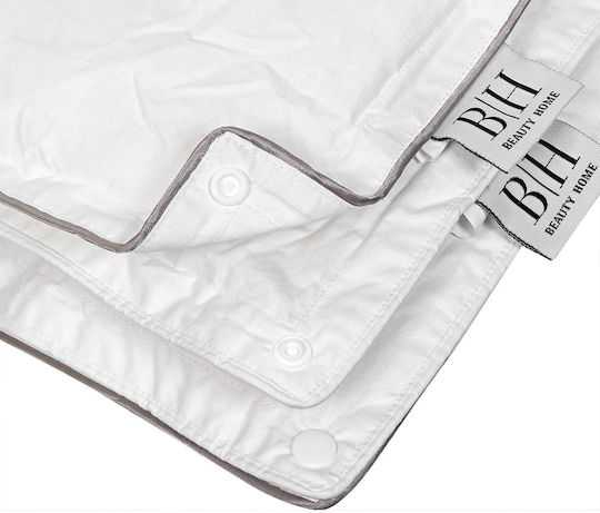 Beauty Home Hotel Quilt Weiß Größe Queen 220x240cm 100% Baumwolle 2Stück