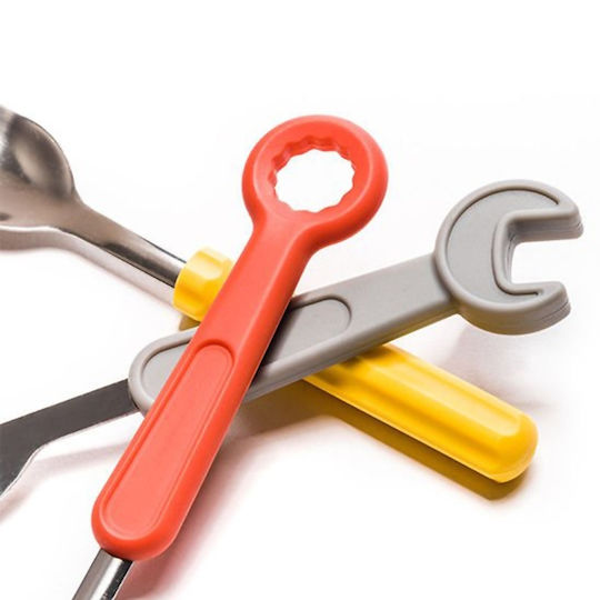 Gadget Master Set Tacâmuri pentru bebeluși Unelte din Metal Multicolore 3buc