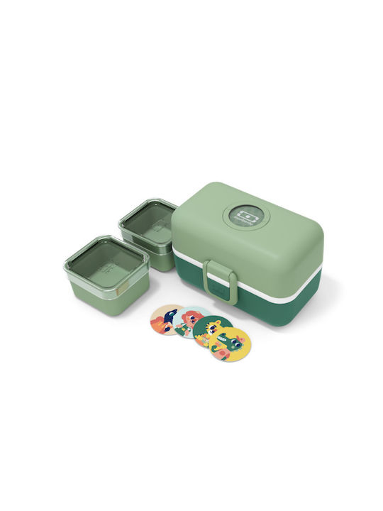 Monbento Tresor Δοχείο Φαγητού Πλαστικό Green Forest 800ml