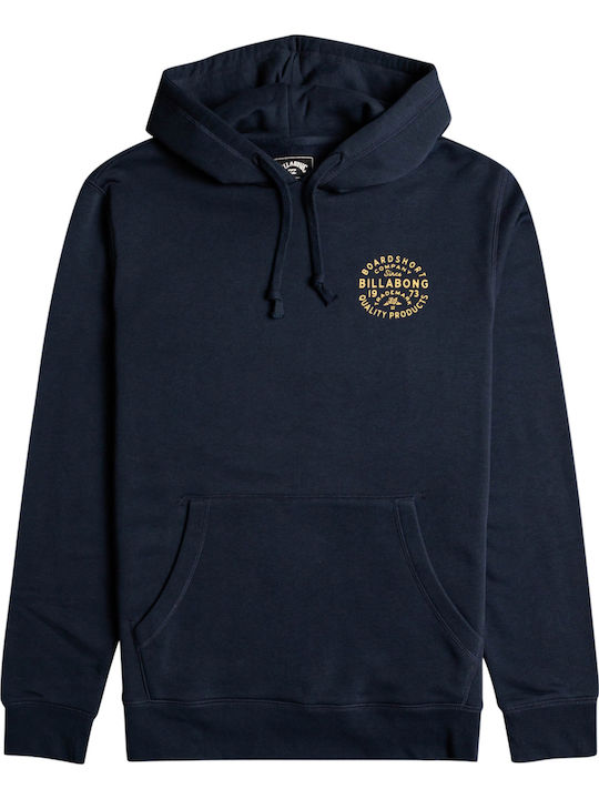 Union Φούτερ με Κουκούλα Navy Μπλε