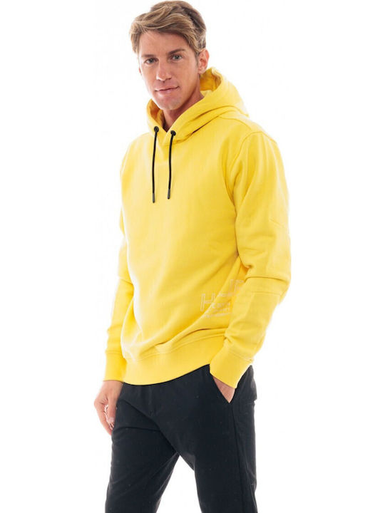 Sweatshirt mit Kapuze Gelb